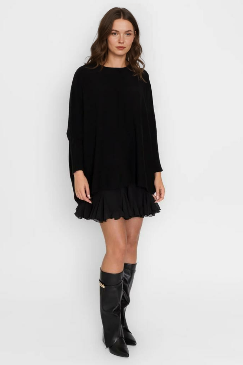 Liela izmēra, mājīgs džemperis