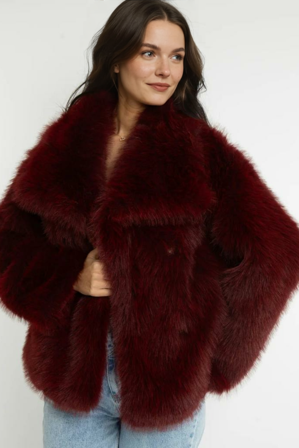 Mākslīgās kažokādas jaka