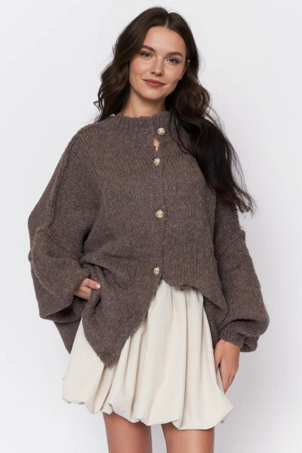 Lielgabarīta kardigans CozyGlam