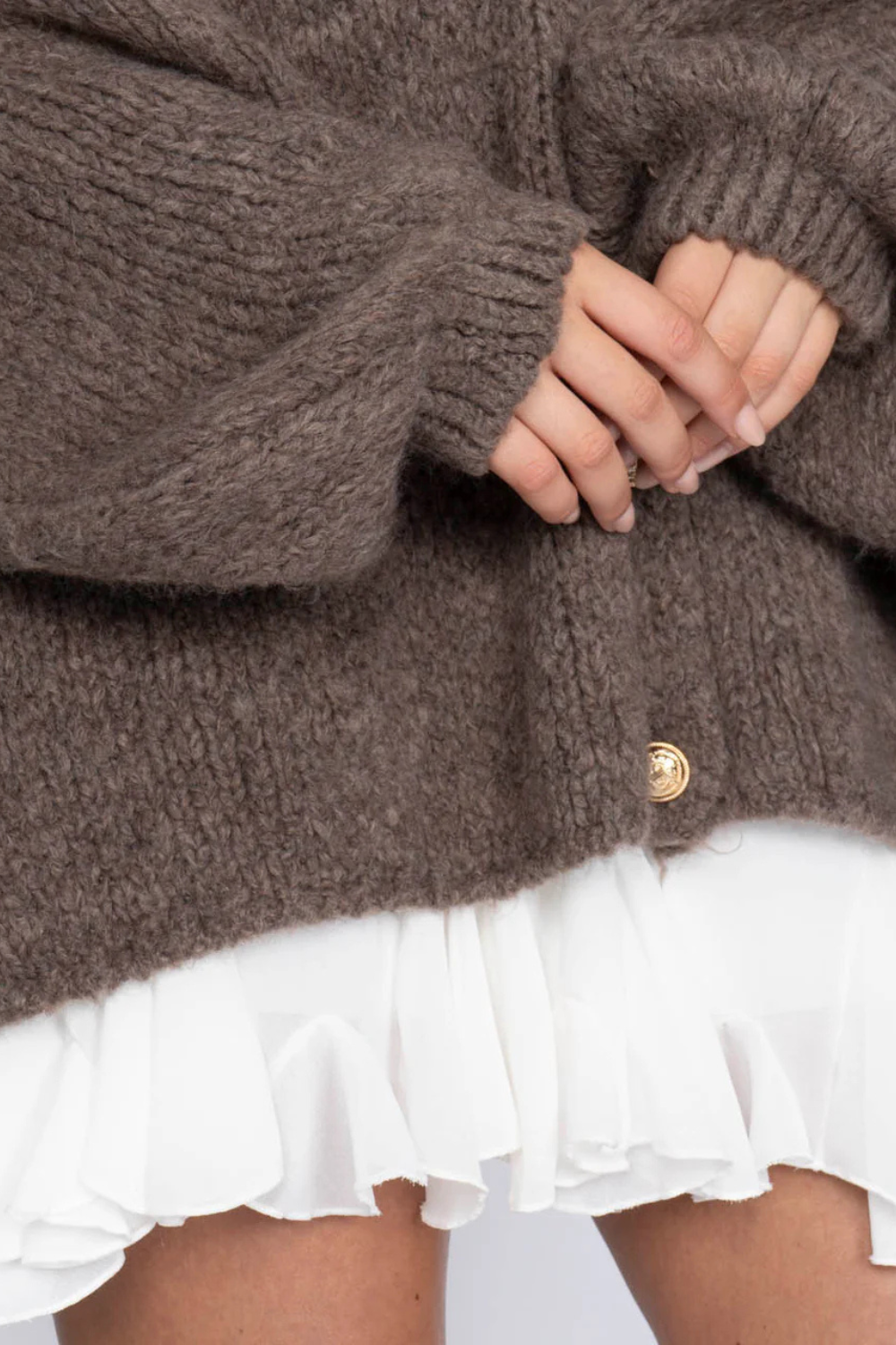 Lielgabarīta kardigans CozyGlam