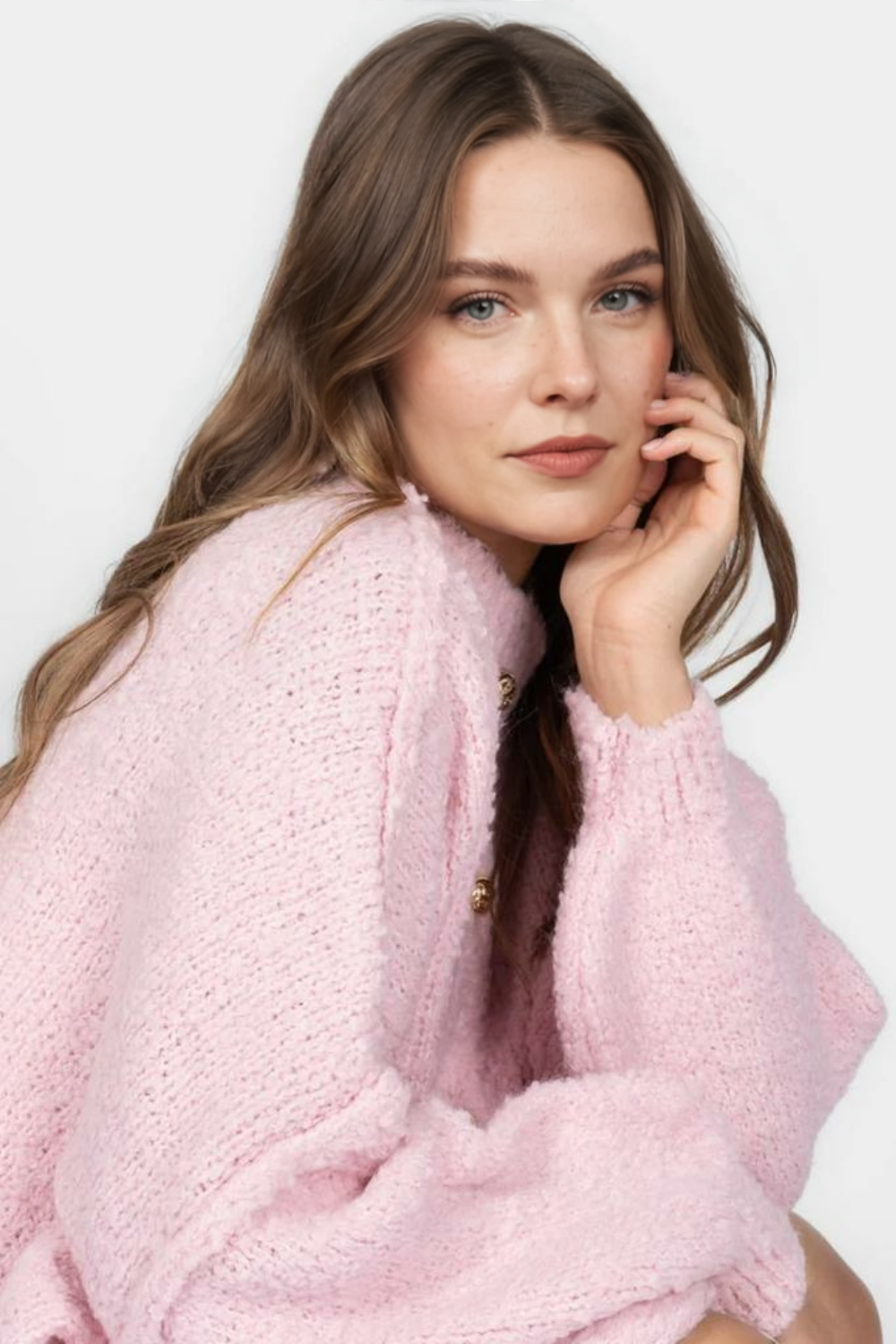 Cozy Glam Lielizmera Kardigan