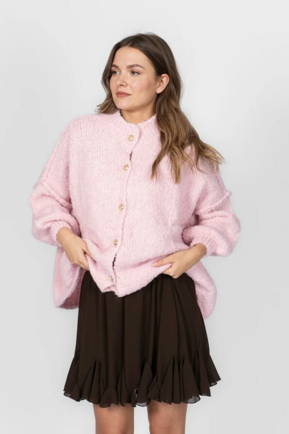 Cozy Glam Lielizmera Kardigan