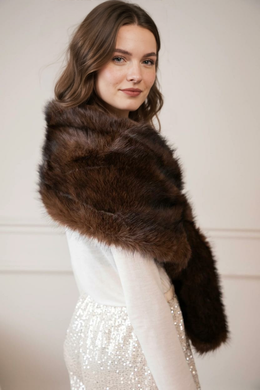 Fur Hugs Choco - Šalle