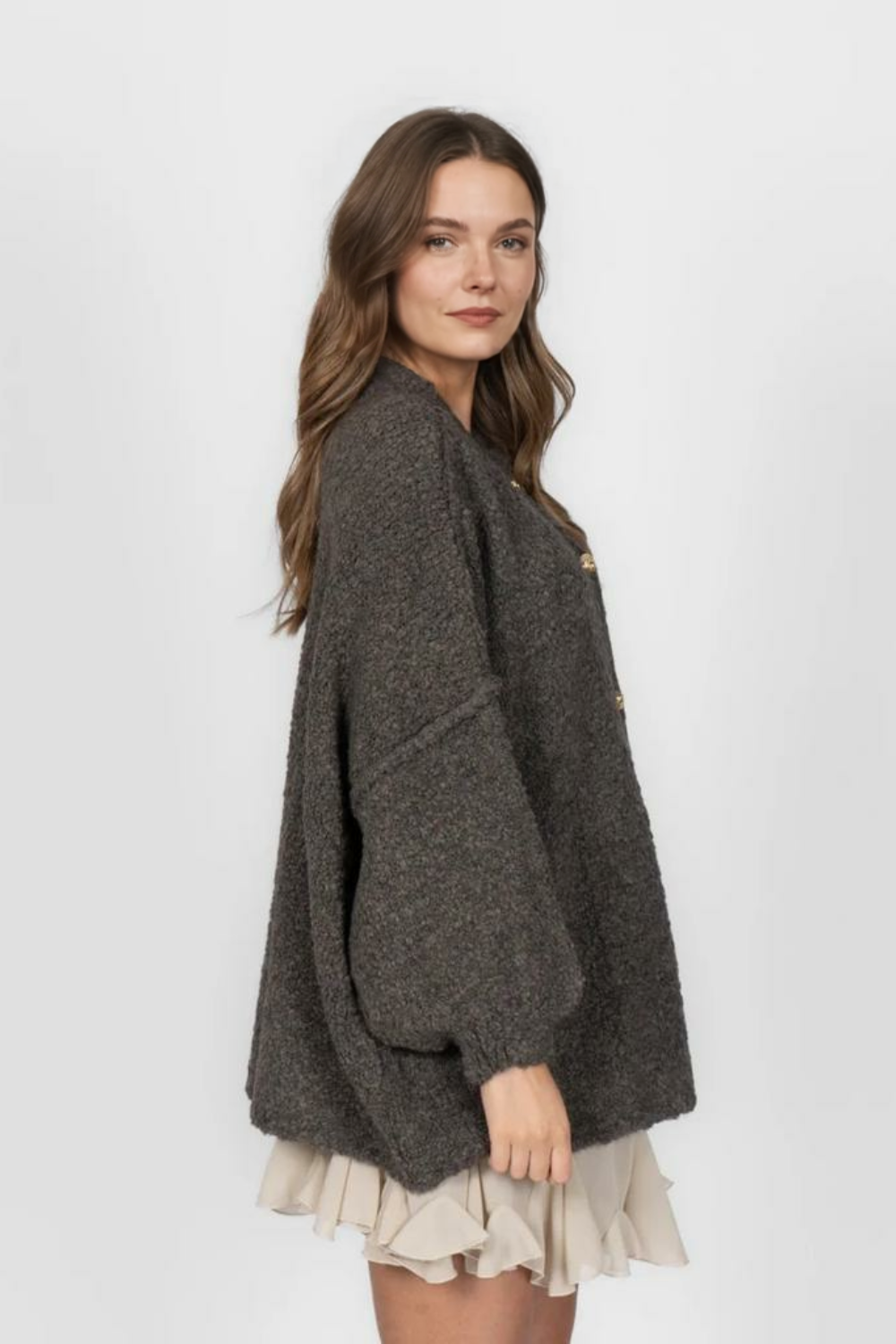 Cozy Glam Lielizmera Kardigan