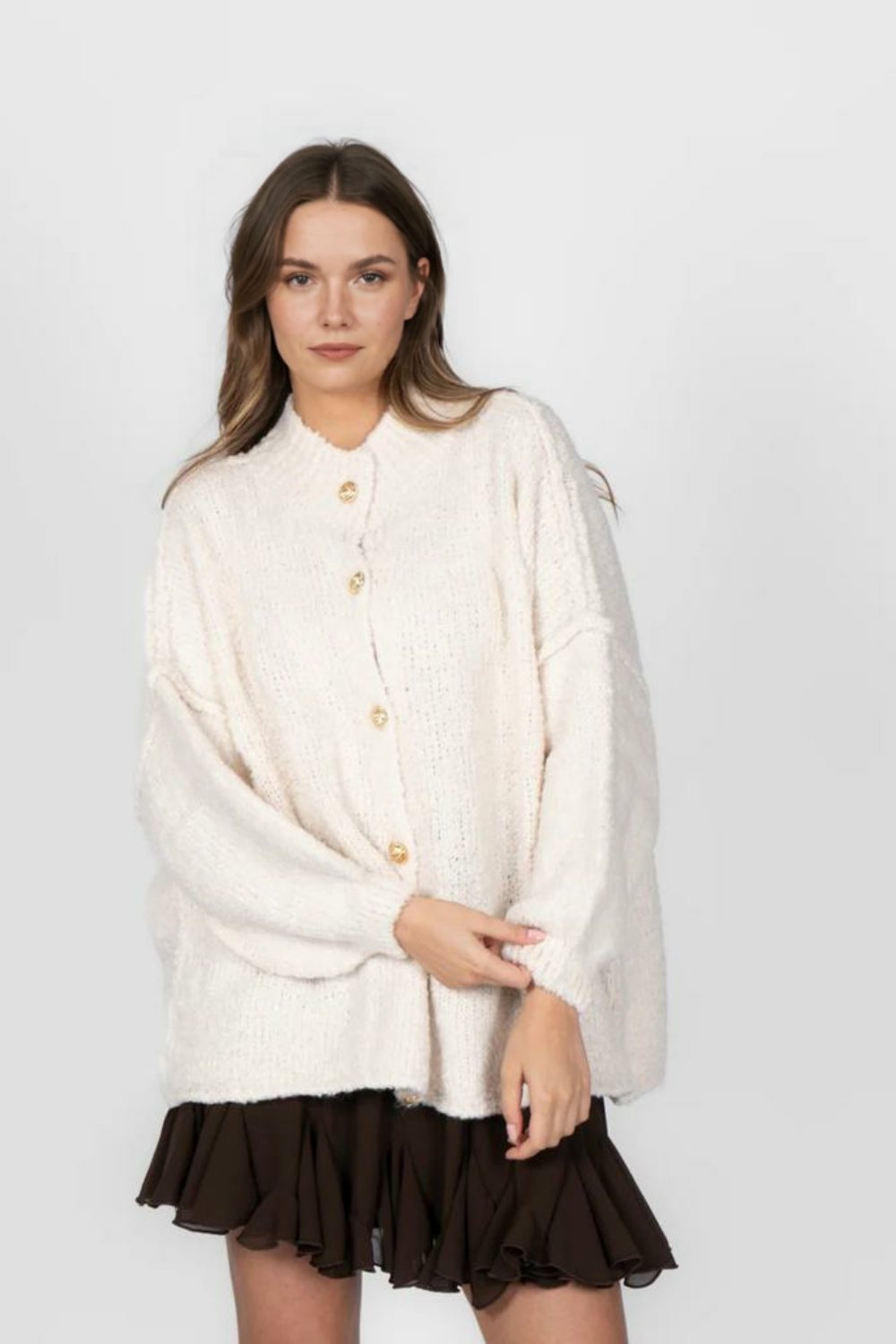 Cozy Glam Lielizmera Kardigan