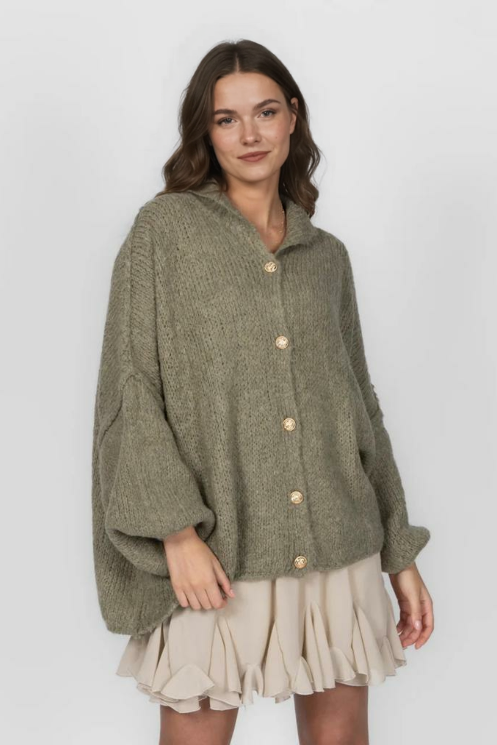 Lielgabarīta kardigans CozyGlam