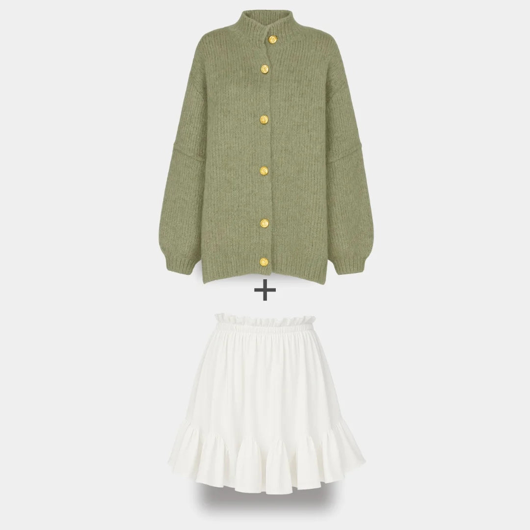 Ierobežota komplekta oversized kardigan CozyGlam & Rock Summer