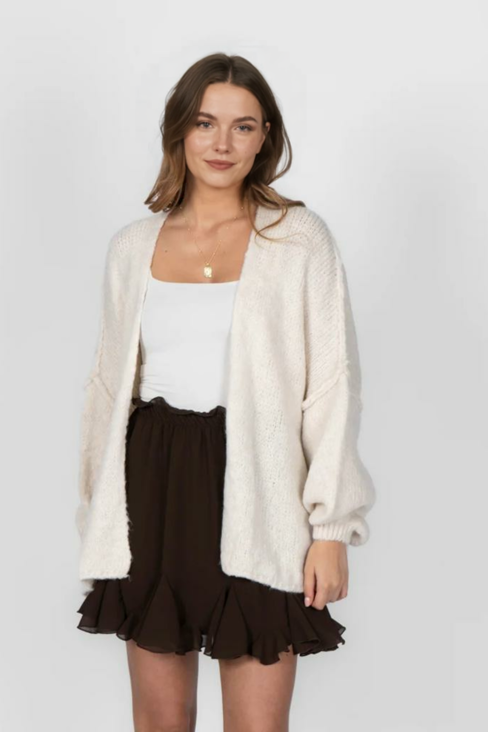 Ikdienas lielizmēra kardigans