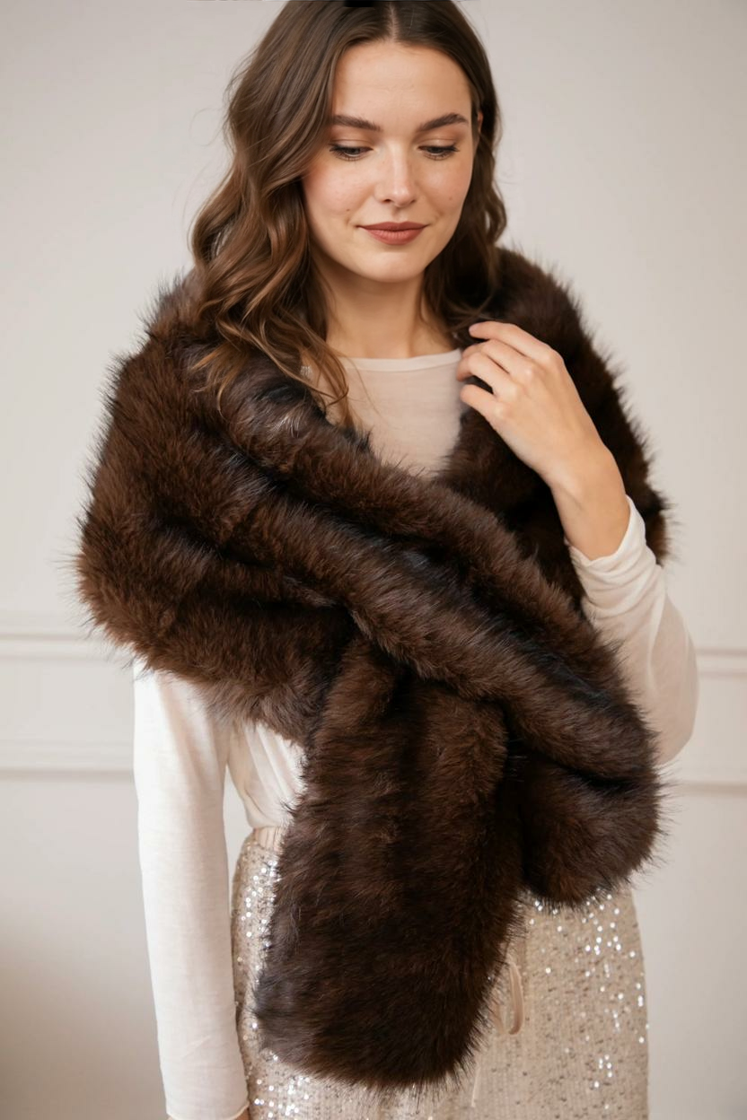 Fur Hugs Choco - Šalle