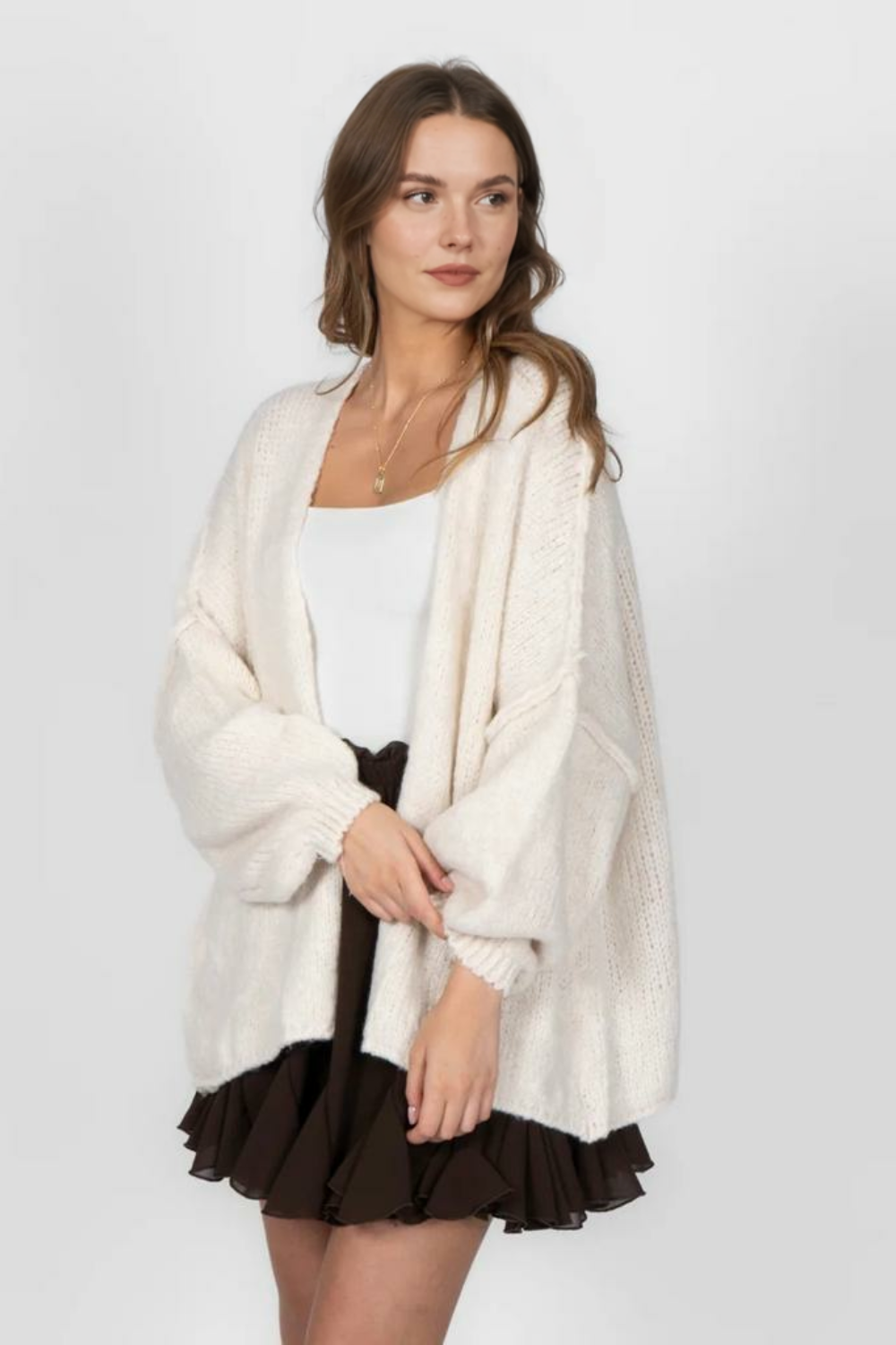 Ikdienas lielizmēra kardigans