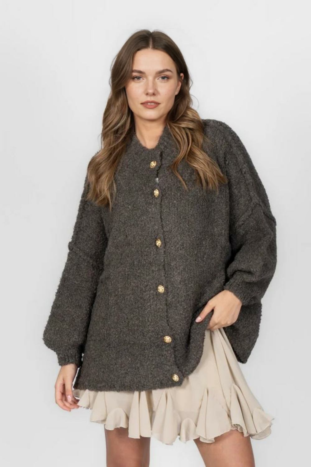 Cozy Glam Lielizmera Kardigan