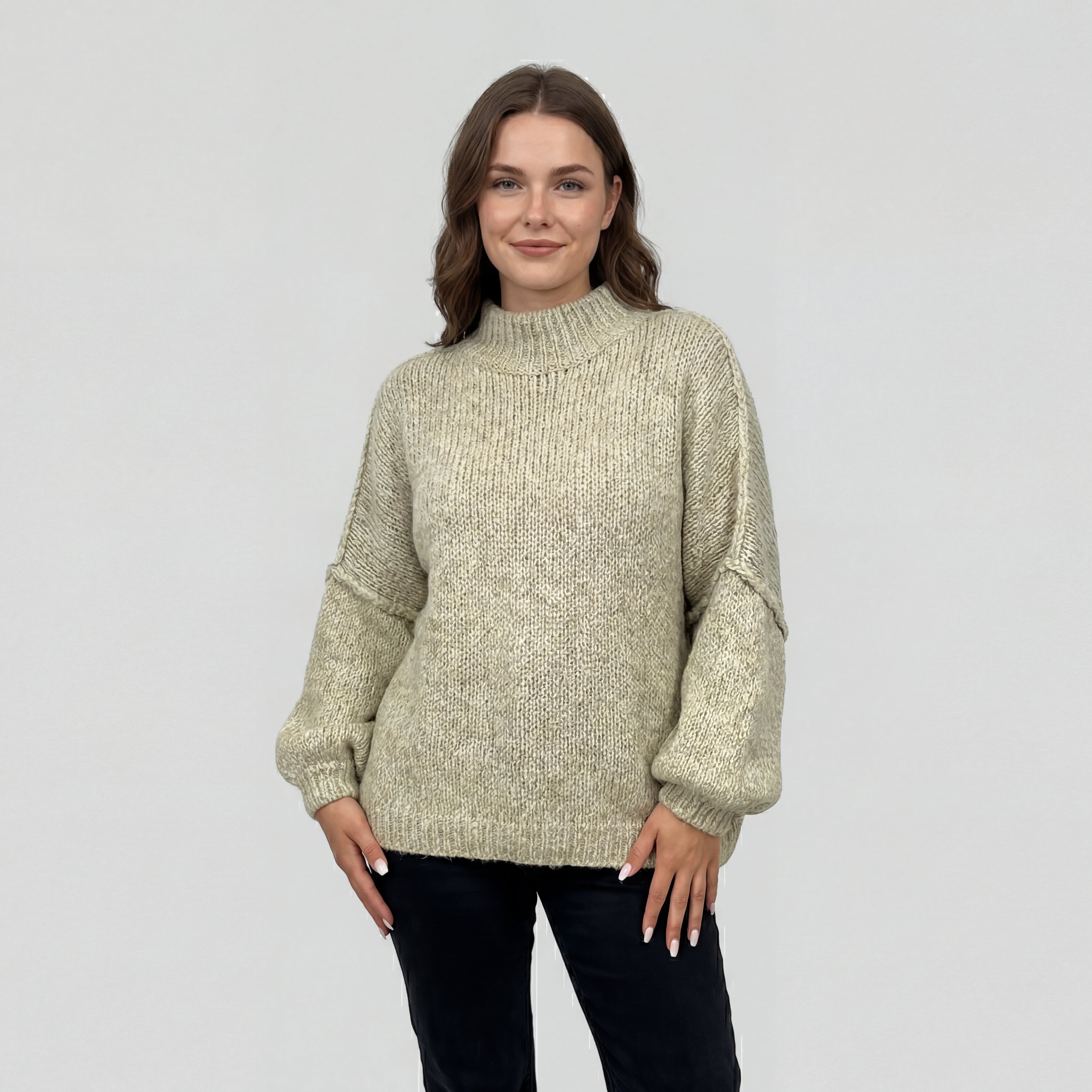 Lielgabarīta džemperis