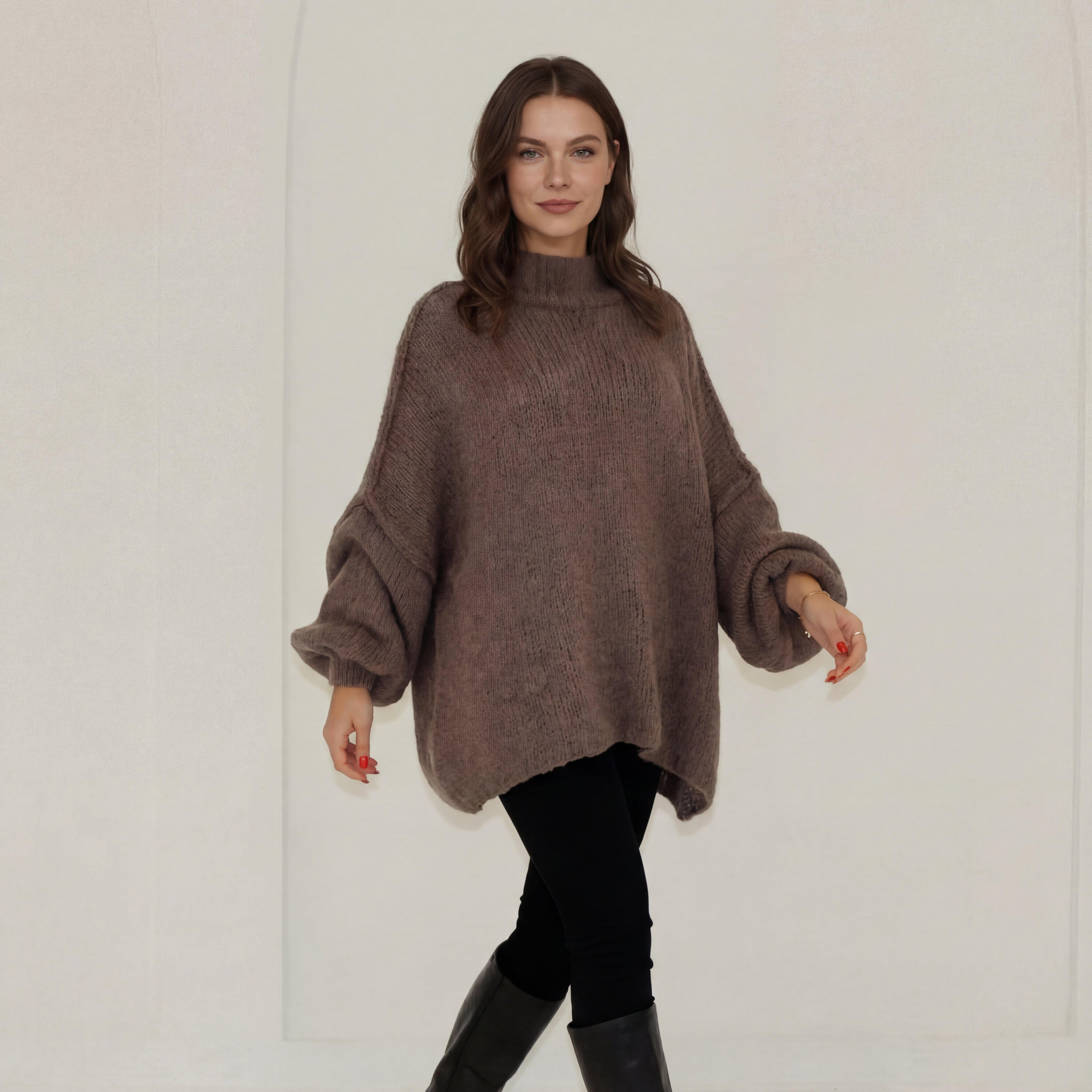 Lielgabarīta džemperis