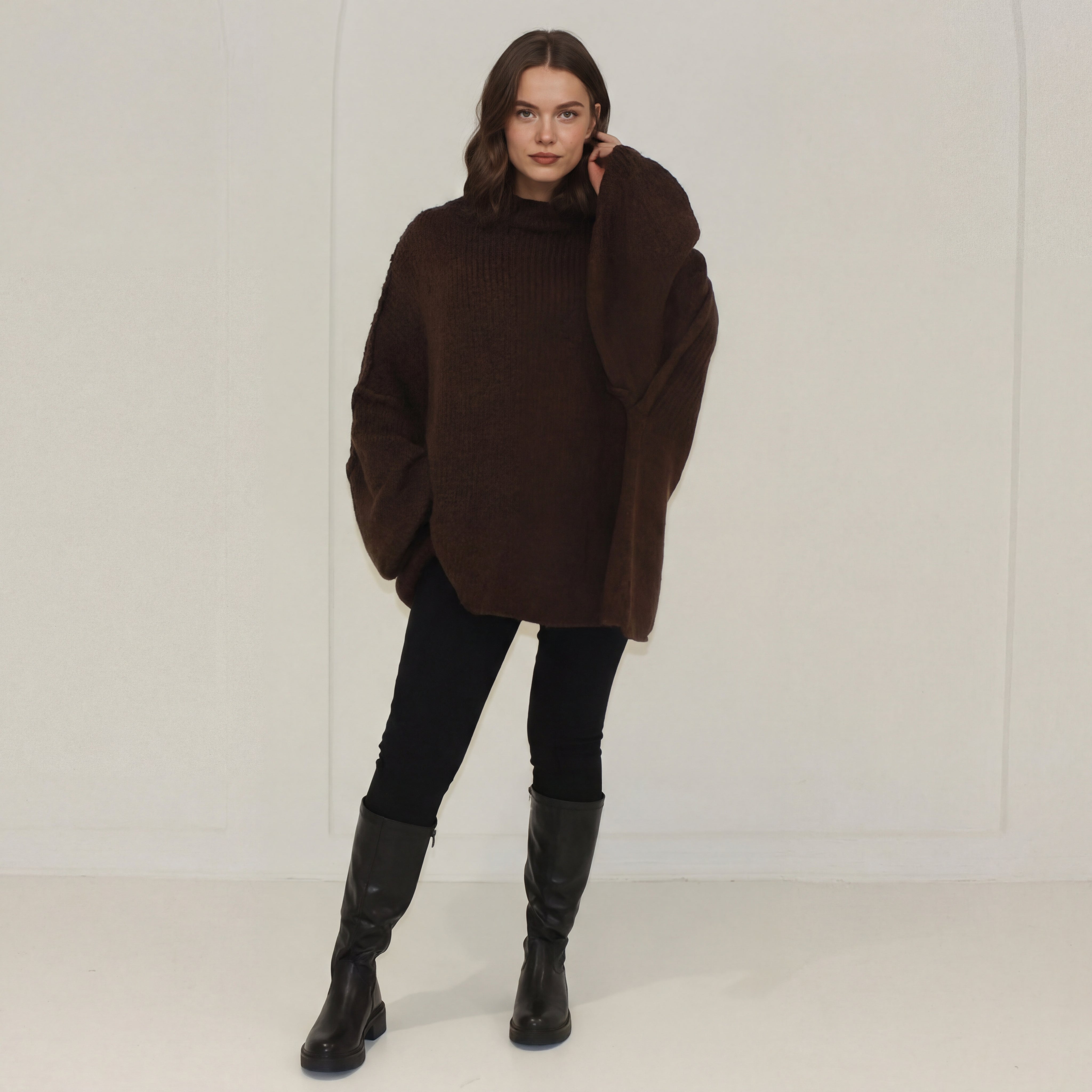 Lielgabarīta džemperis