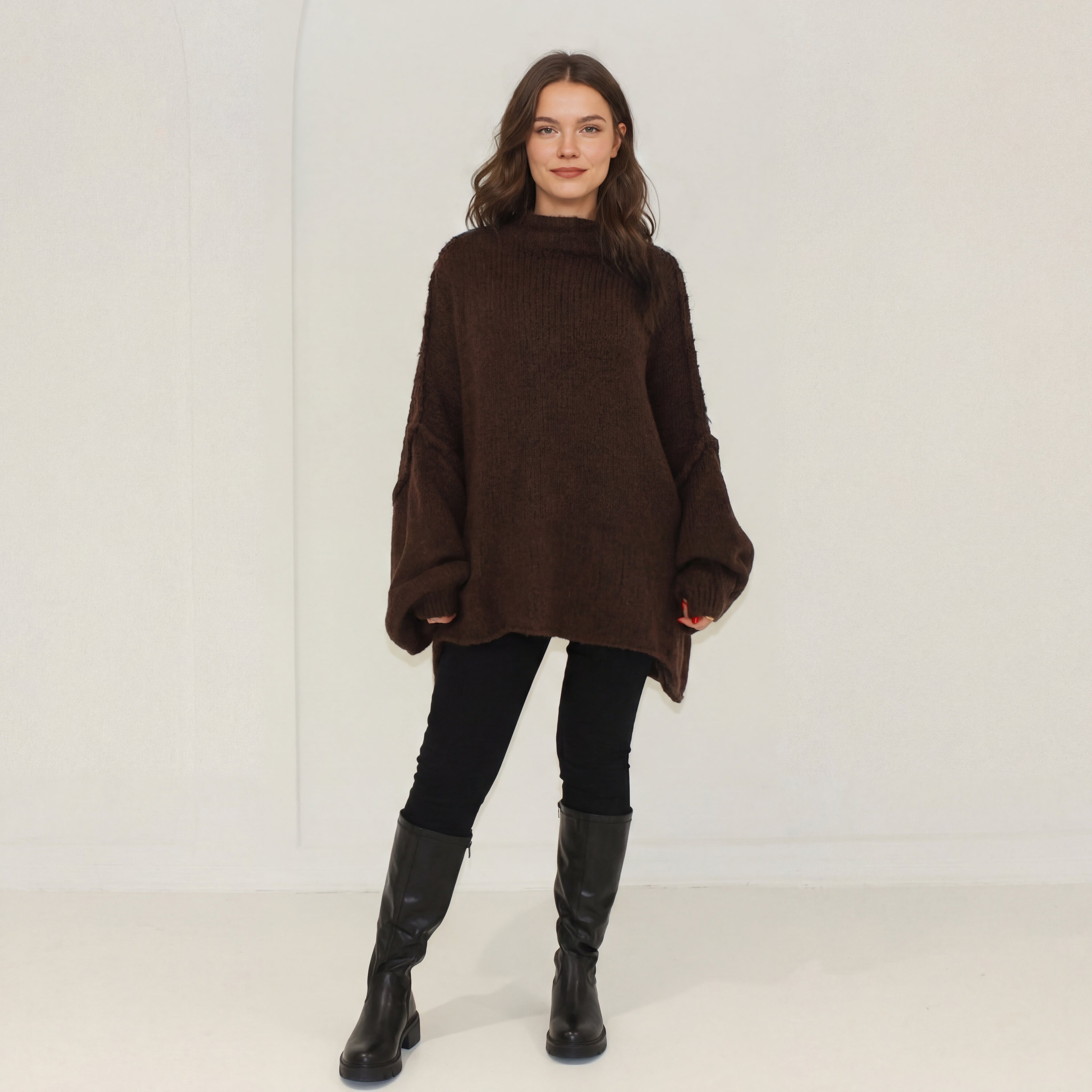 Lielgabarīta džemperis