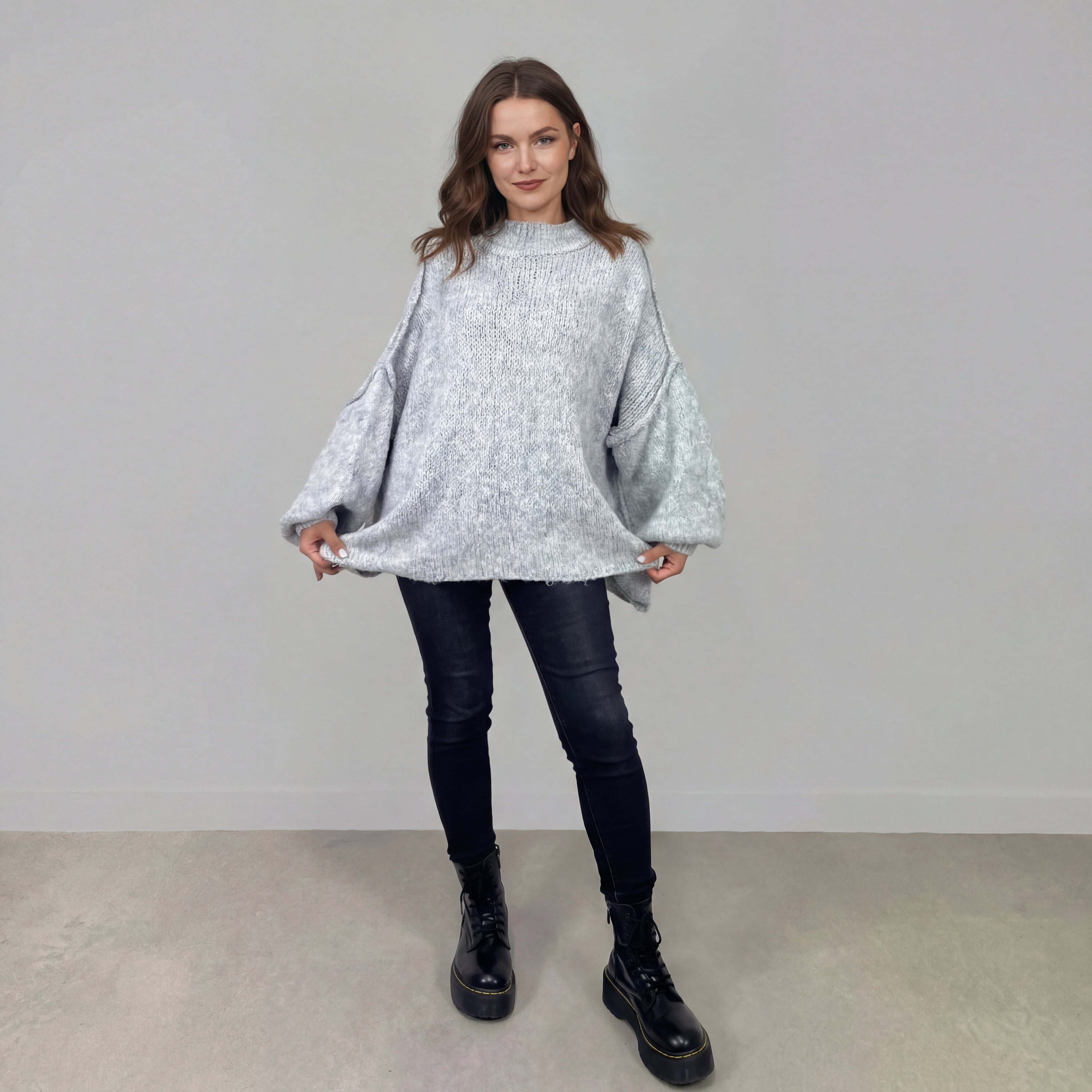 Lielgabarīta džemperis