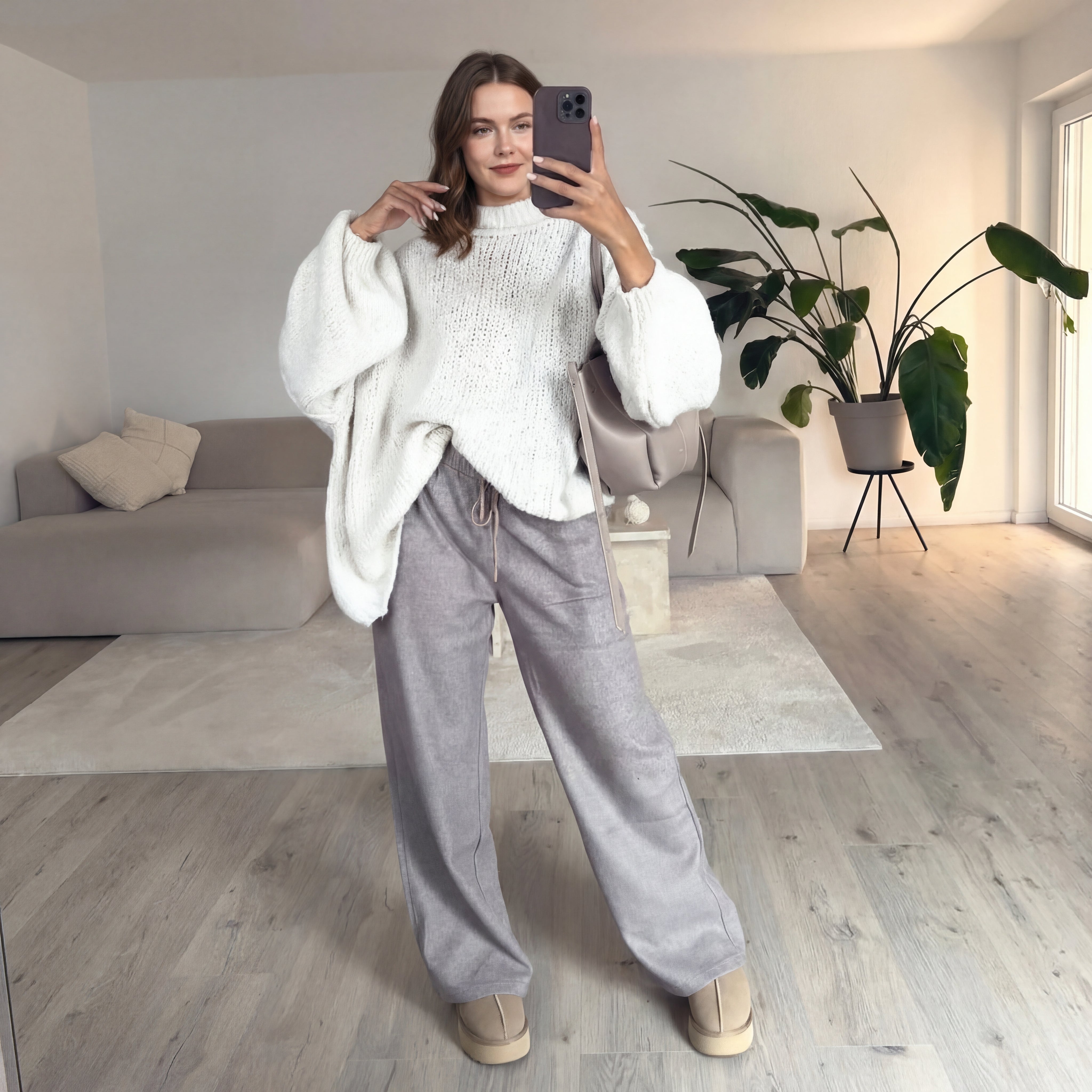 Lielgabarīta džemperis