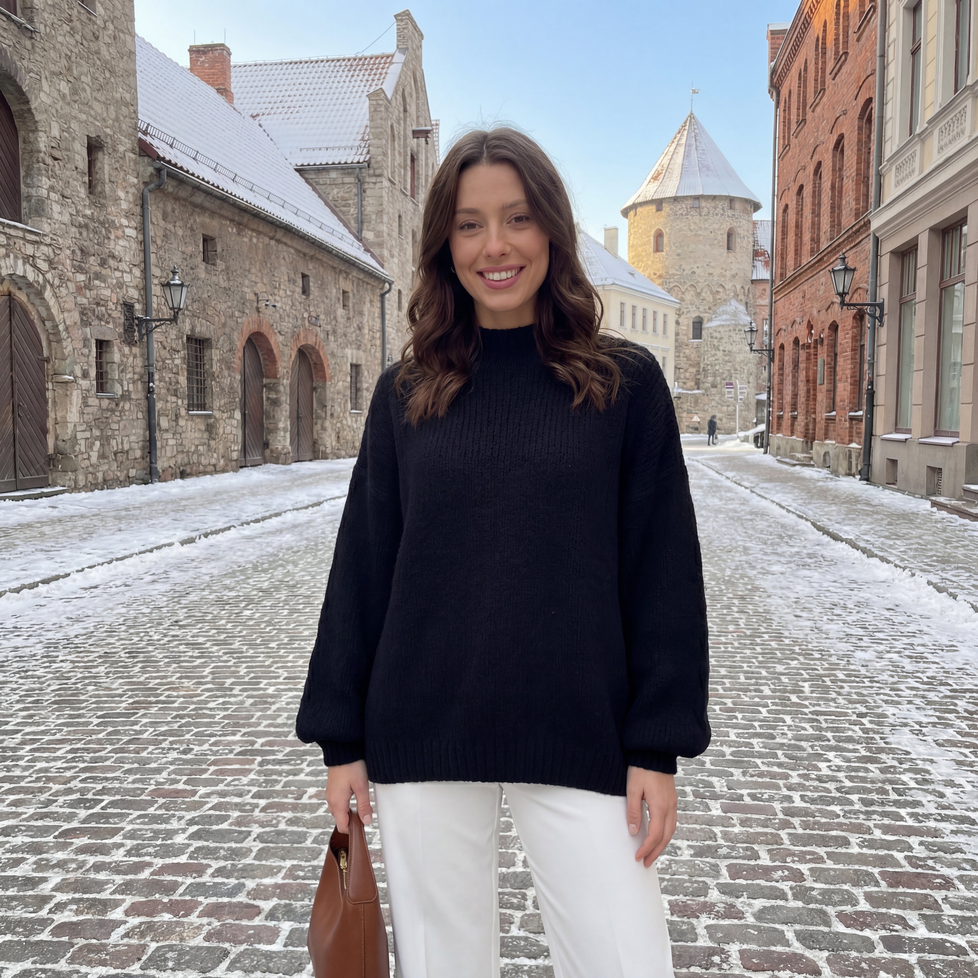 Lielgabarīta džemperis