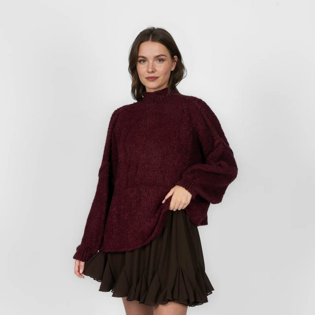 Cirtaini lielizmēra džemperi ikdienas, mājīgi