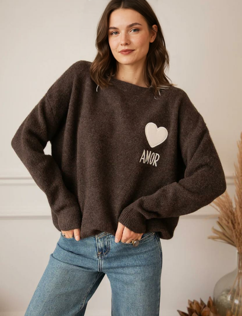 Amor Choco/Bēšs - Džemperis