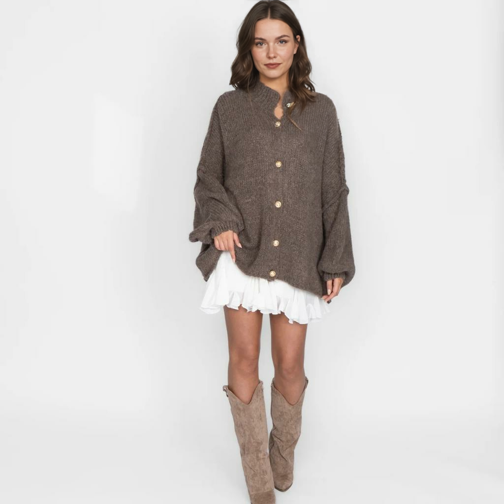 Ierobežota komplekta oversized kardigan CozyGlam & Rock Summer