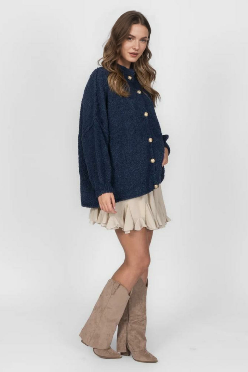 Cozy Glam Lielizmera Kardigan