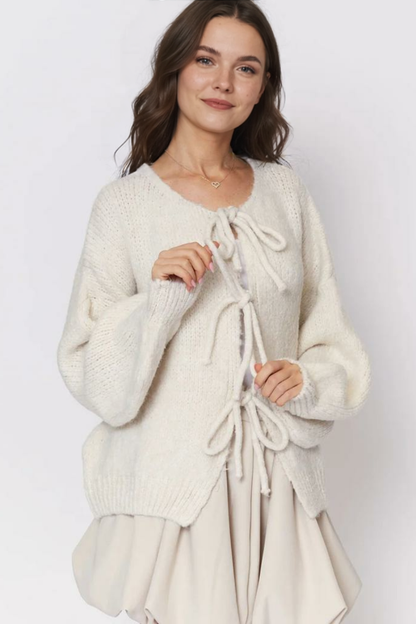 Liela izmēra kardigans ar lokiem