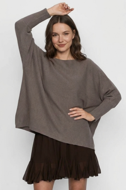 Liela izmēra, mājīgs džemperis