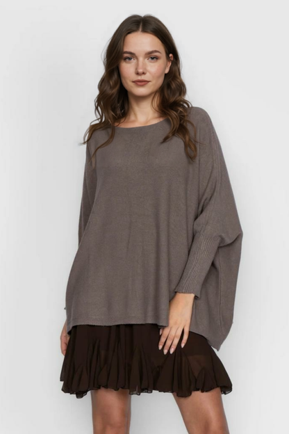 Liela izmēra, mājīgs džemperis