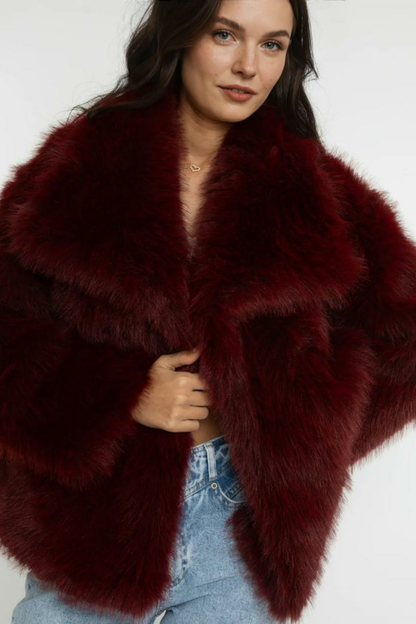 Mākslīgās kažokādas jaka