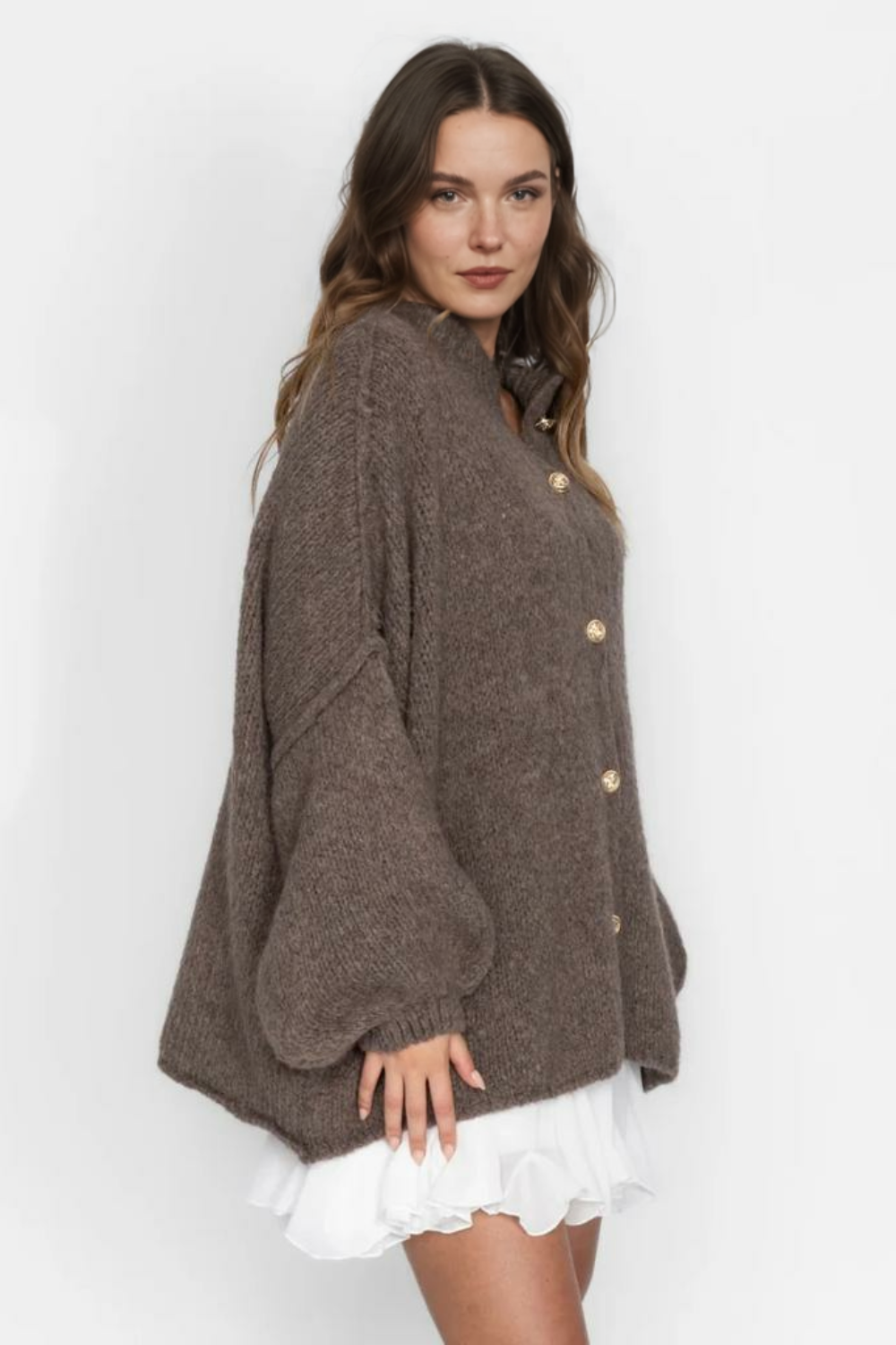 Lielgabarīta kardigans CozyGlam