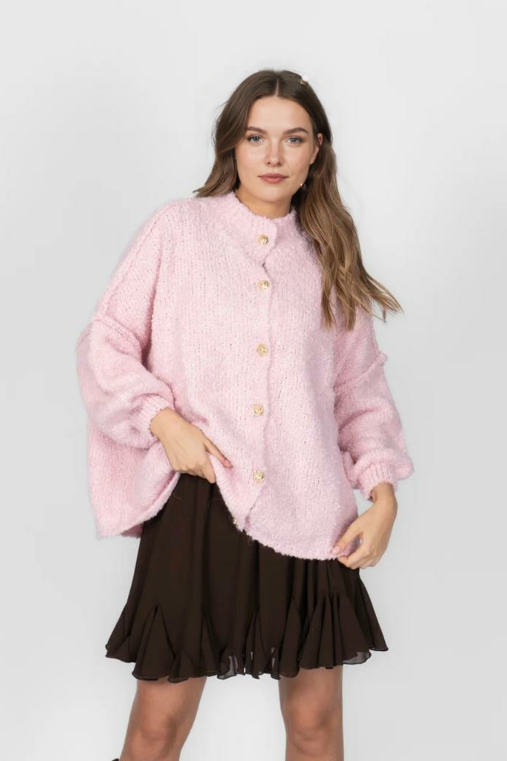 Cozy Glam Lielizmera Kardigan