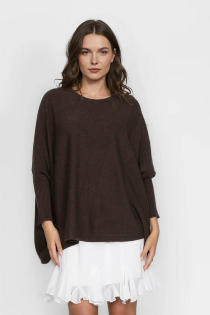 Liela izmēra, mājīgs džemperis