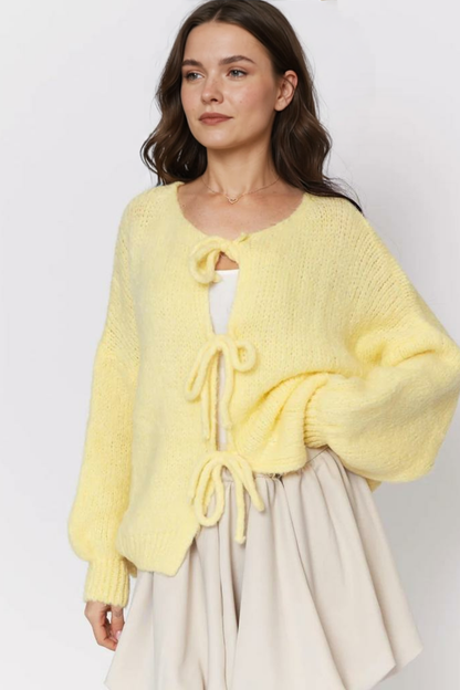 Liela izmēra kardigans ar lokiem