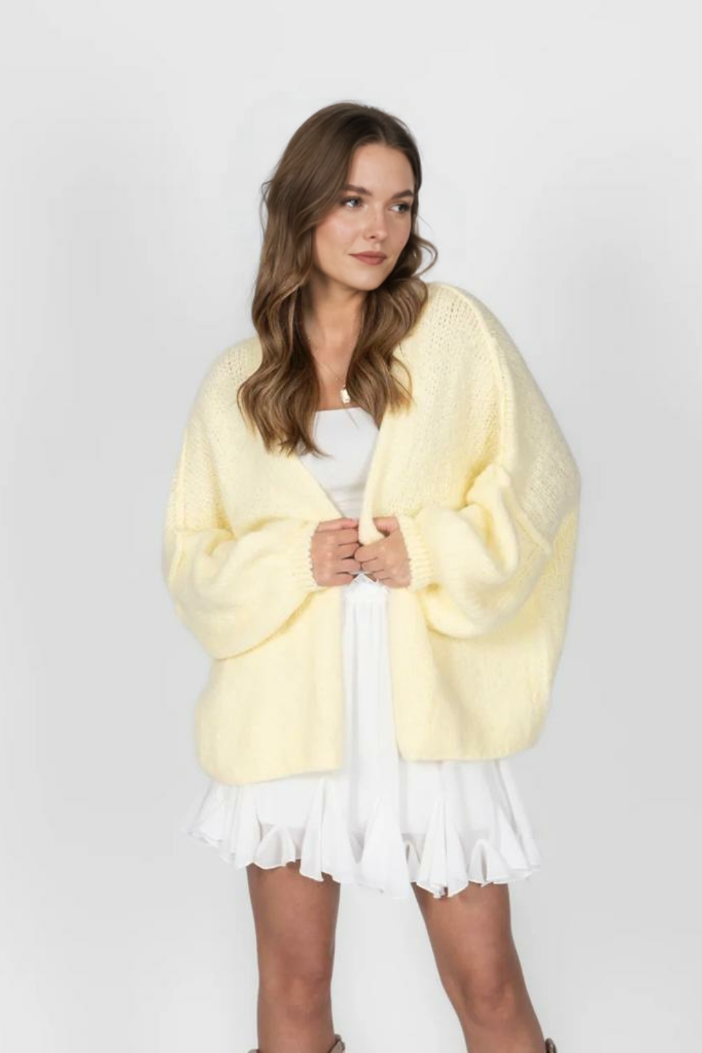 Ikdienas lielizmēra kardigans