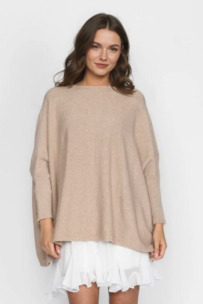 Liela izmēra, mājīgs džemperis