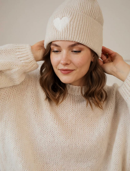 Heart Melter Beige - Cepure