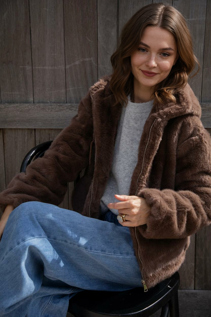 Fauve Vegan Fur Brown - Jaka