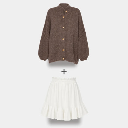 Ierobežota komplekta oversized kardigan CozyGlam & Rock Summer