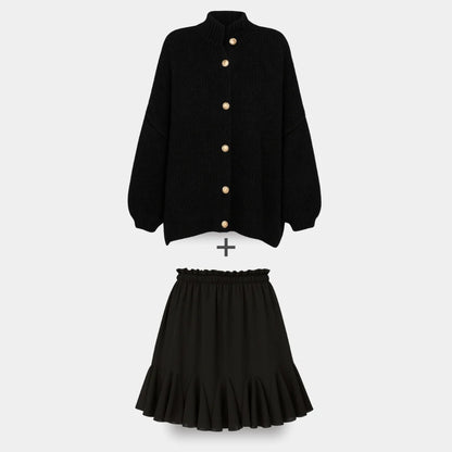 Ierobežota komplekta oversized kardigan CozyGlam & Rock Summer