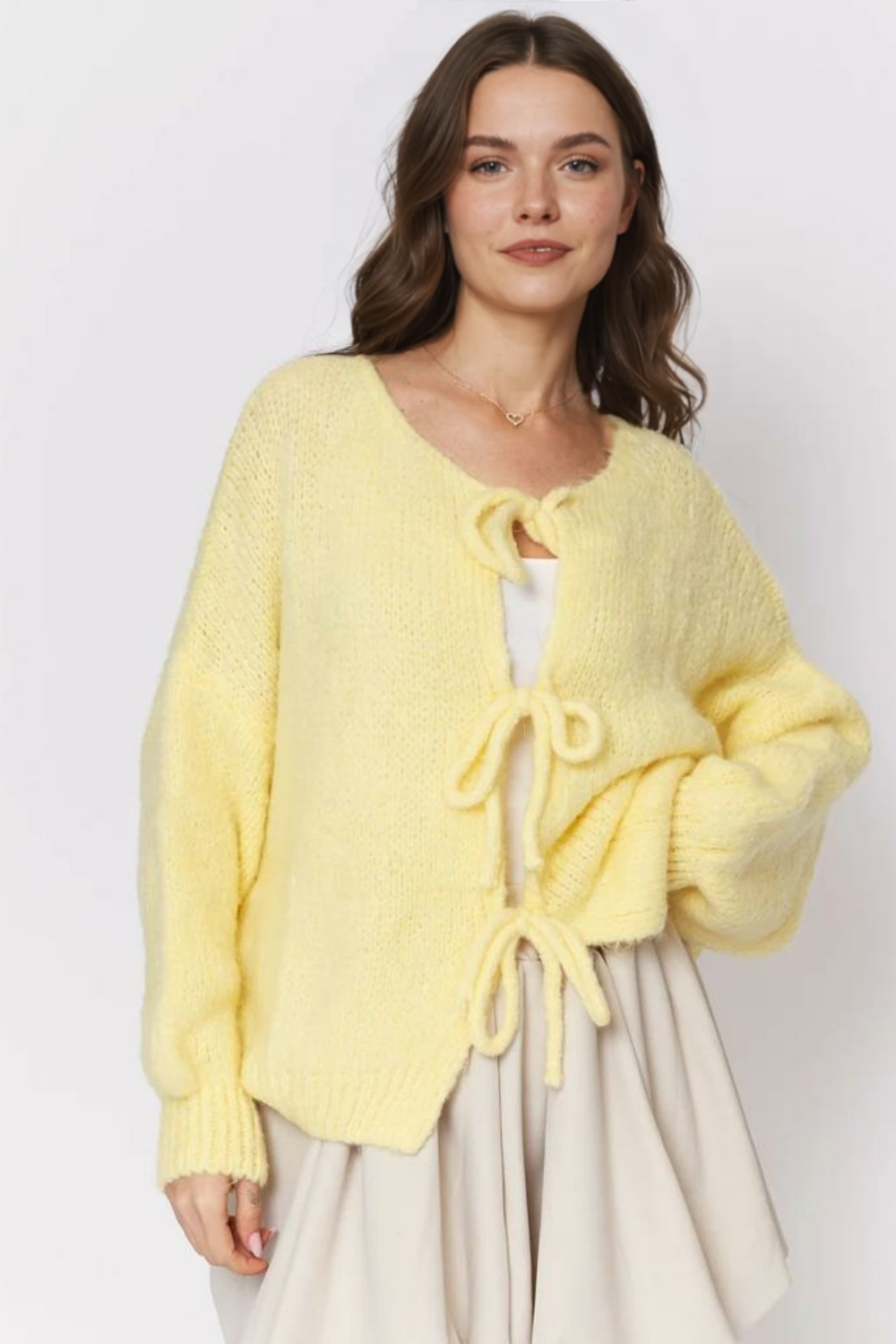 Liela izmēra kardigans ar lokiem