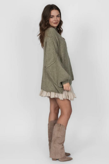 Lielgabarīta kardigans CozyGlam