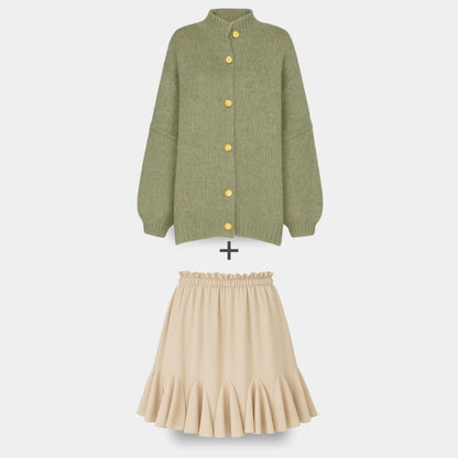 Ierobežota komplekta oversized kardigan CozyGlam & Rock Summer