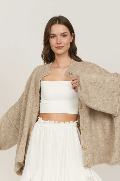 Lielgabarīta kardigans CozyGlam