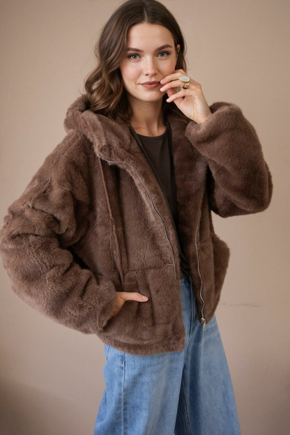 Fauve Vegan Fur Brown - Jaka