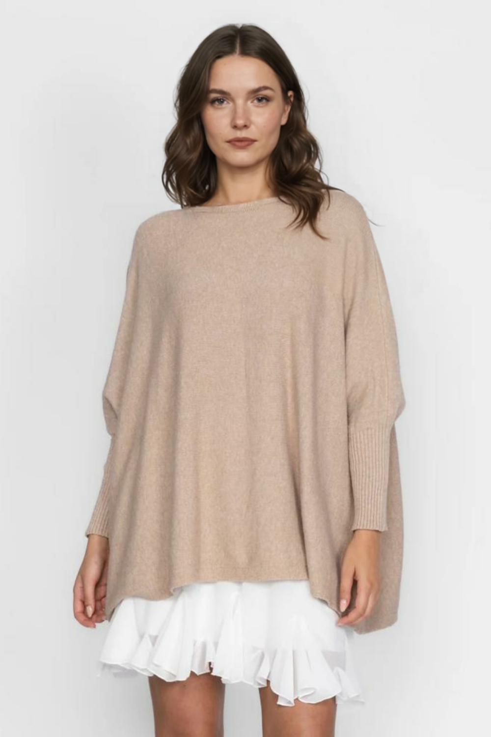 Liela izmēra, mājīgs džemperis