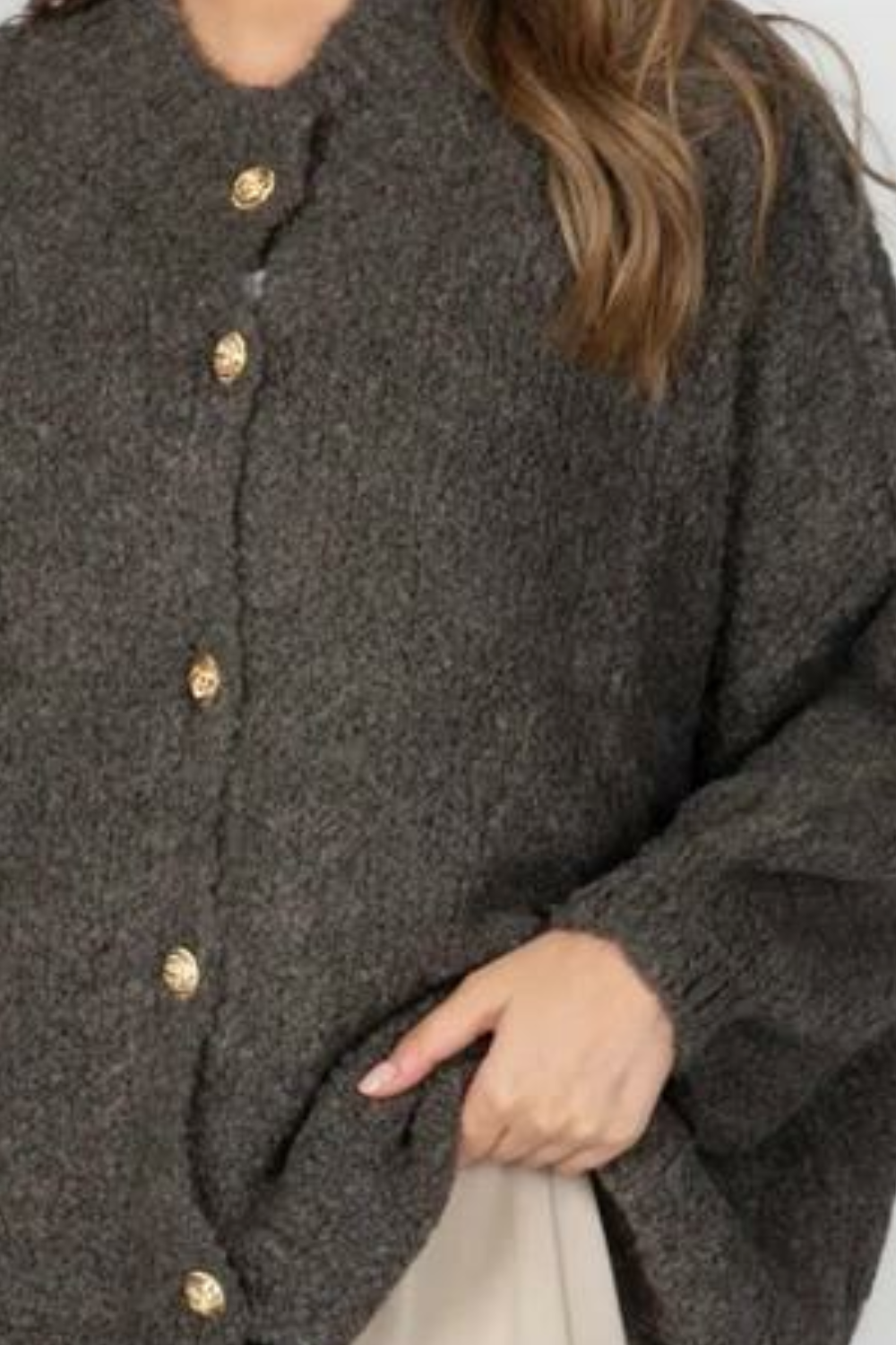 Cozy Glam Lielizmera Kardigan