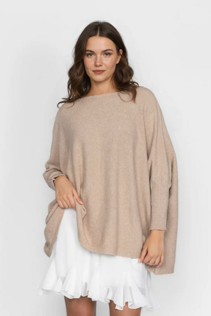 Liela izmēra, mājīgs džemperis