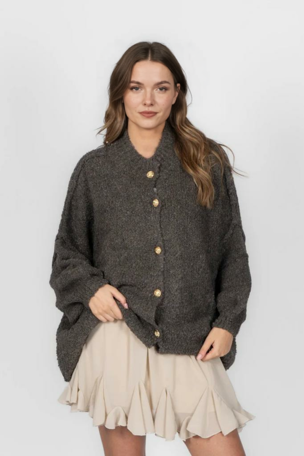 Cozy Glam Lielizmera Kardigan