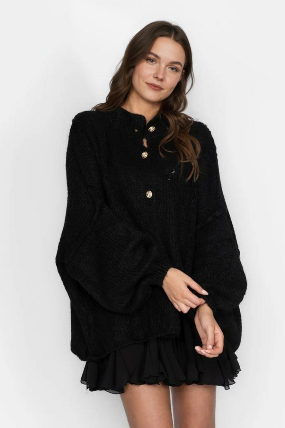 Lielgabarīta kardigans CozyGlam